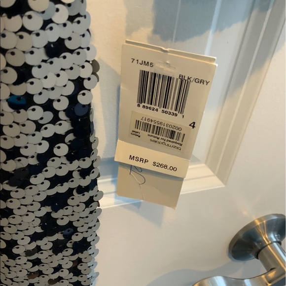 NWT French Connection Full Sleeve Sequin Dress - Picture 4 of 5